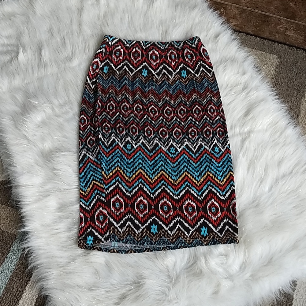 Cato 🔴Boho Midi Skirt
